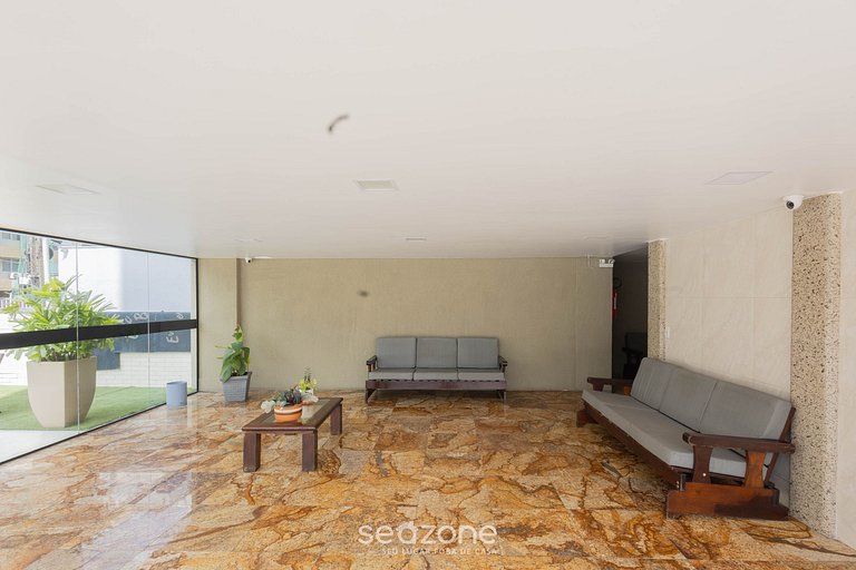 Apto 1 quarto a 100 m da Praia de Jatiúca BER0202