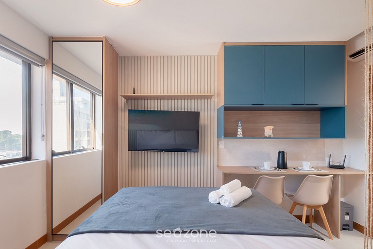 Estudio c/ piscina a 500m de la playa ZNB1406