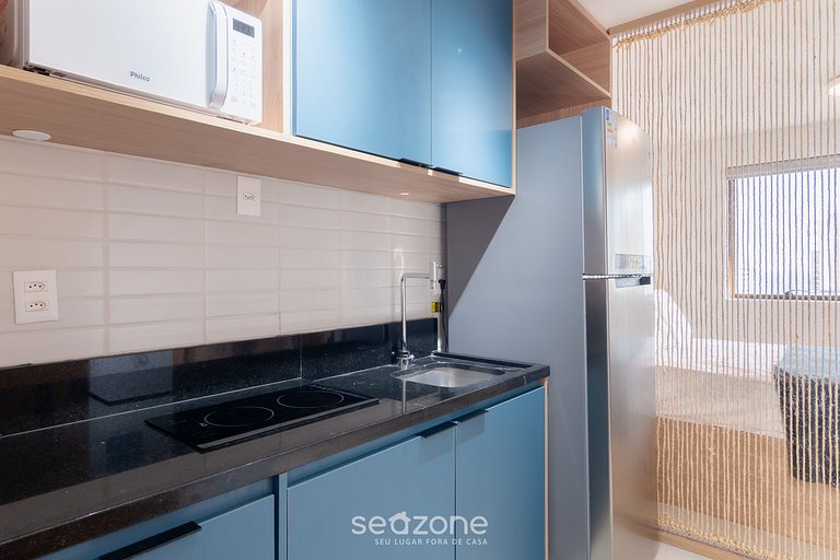 Studio em cond. c/ piscina a 500m da Praia ZNB1406