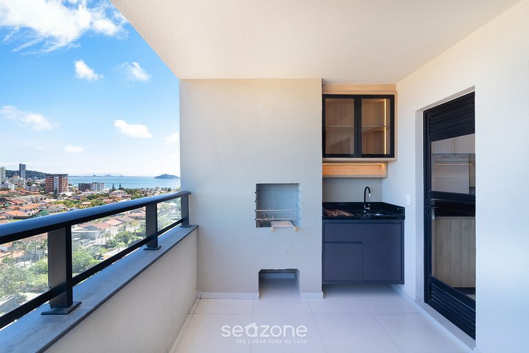 Apto c/ Churrasqueira a 400m da Praia SKL1107