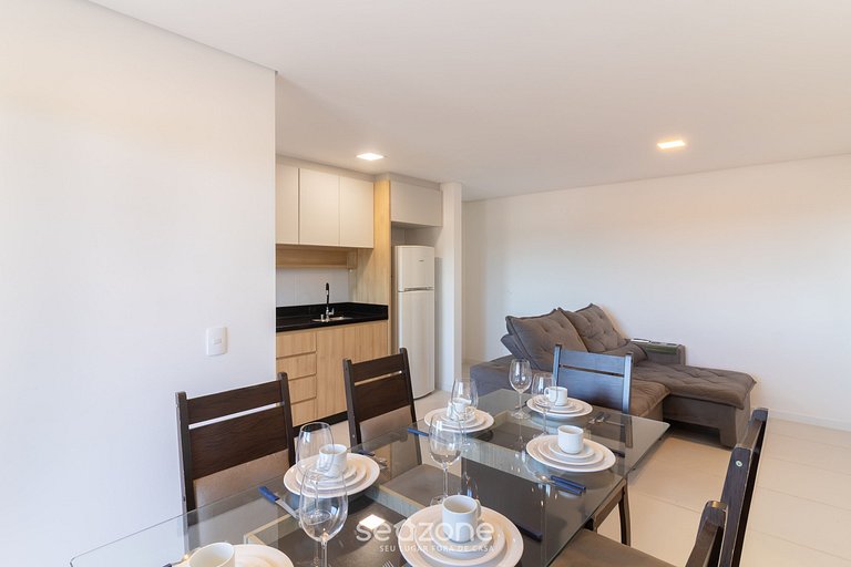 Apto c/ Churrasqueira a 400m da Praia SKL1107