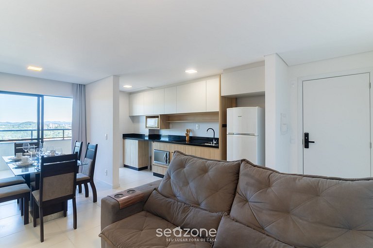 Apto c/ Churrasqueira a 400m da Praia SKL1107