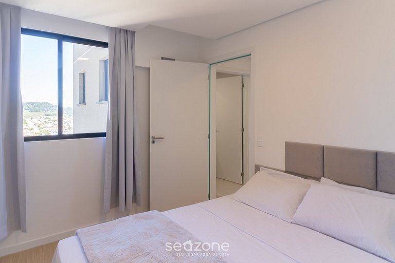 Apto c/ Churrasqueira a 400m da Praia SKL1107