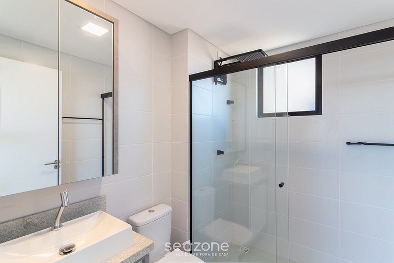 Apto c/ Churrasqueira a 400m da Praia SKL1107