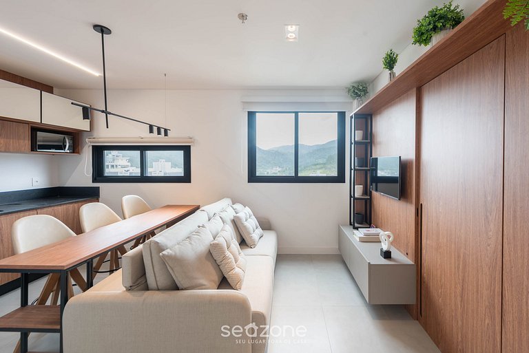 Apto 1 hb en cond. c piscina, 280m del mar MHF1901