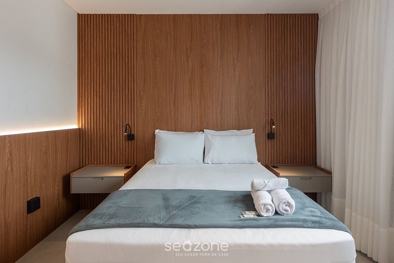 Apto 1 hb en cond. c piscina, 280m del mar MHF1901