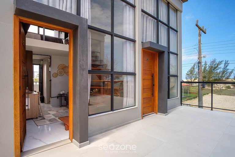 Loft con balcón a pasos de la playa - PLO0009