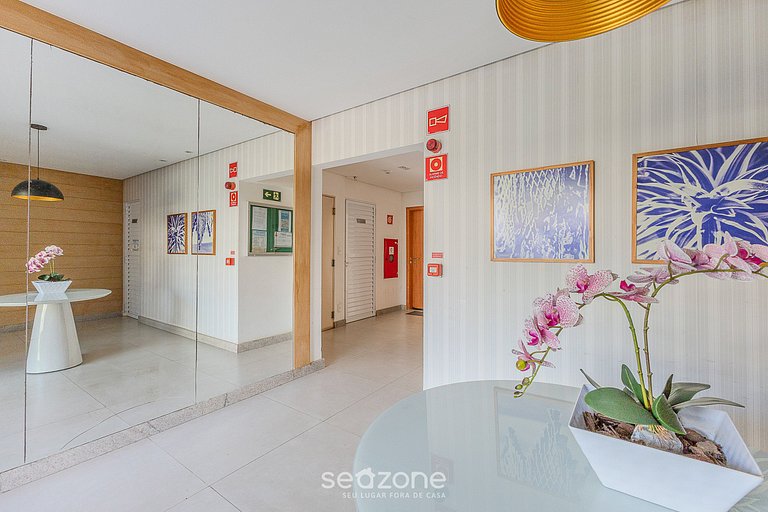 Apt Contemporâneo a 850m da Praia do Sul – VGT025