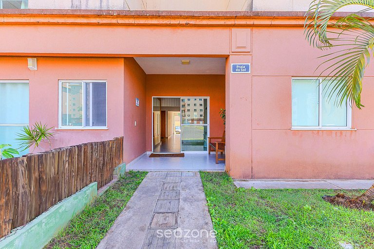 Condominio con piscina a 850m de la Playa del Sur, Ilhéus/BA