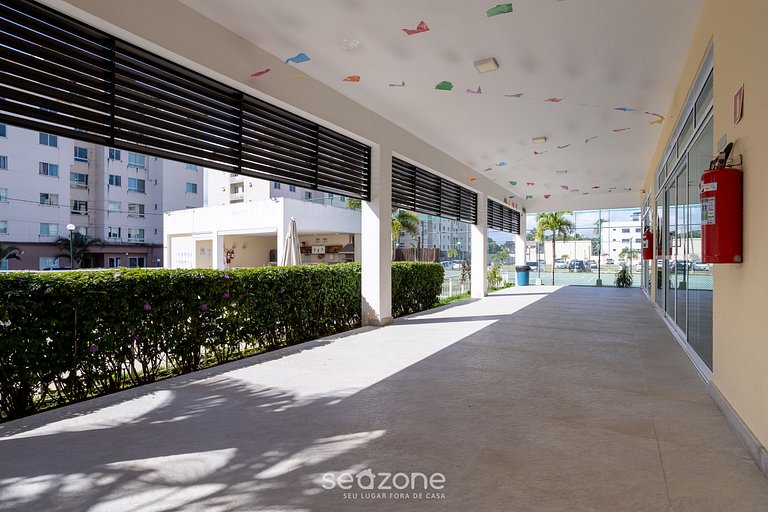 Condominio con piscina a 850m de la Playa del Sur, Ilhéus/BA