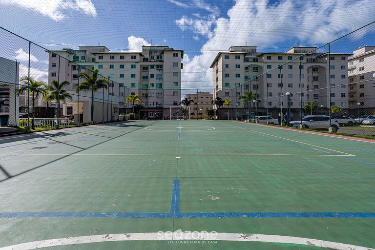 Apto 2Qtos cond c/ piscina 850m da Praia | VGT0004