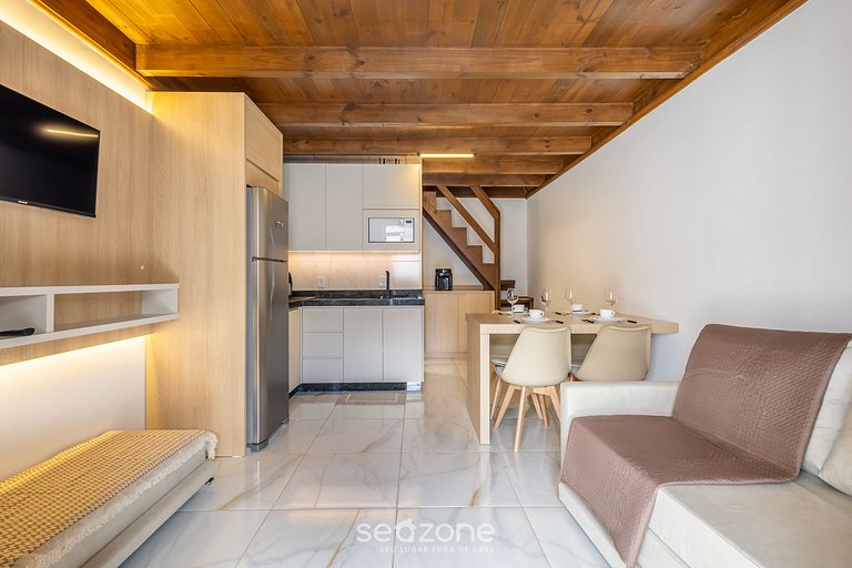 Chalé c/ varanda em cond. c/ churrasqueira VIL0003