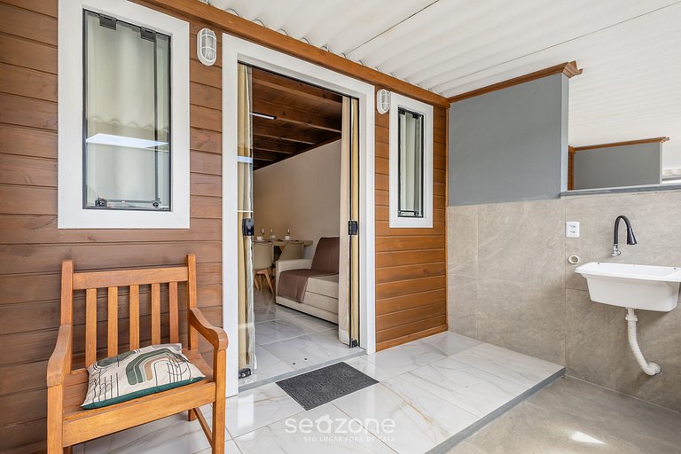 Chalet con balcón en cond. c/ barbacoa VIL0003