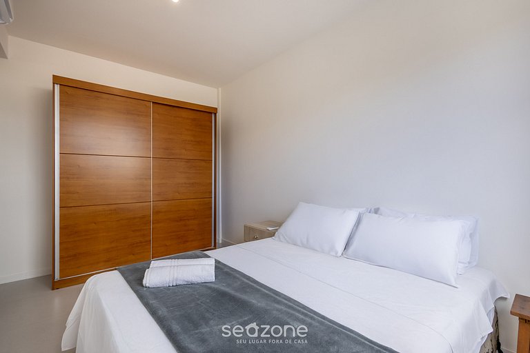 Apto c/ Churrasqueira a 750 m da Praia RRV0202