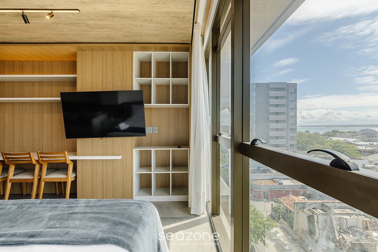 Estúdio em Prédio c/ Piscina na Orla NWT0716