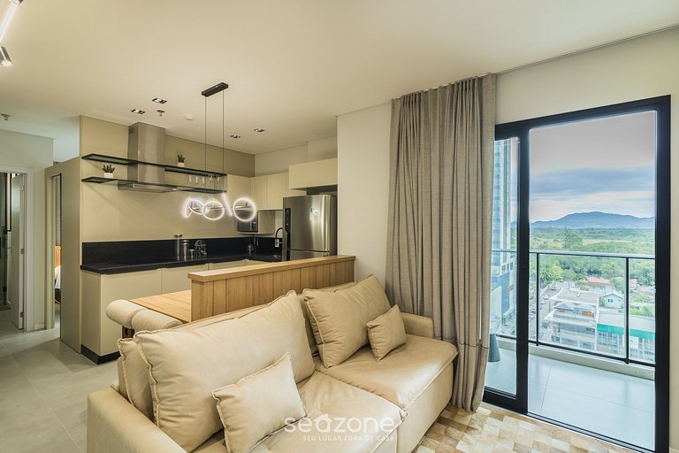 Apto c/ balcón y parrilla a 220 m del mar FFS0809