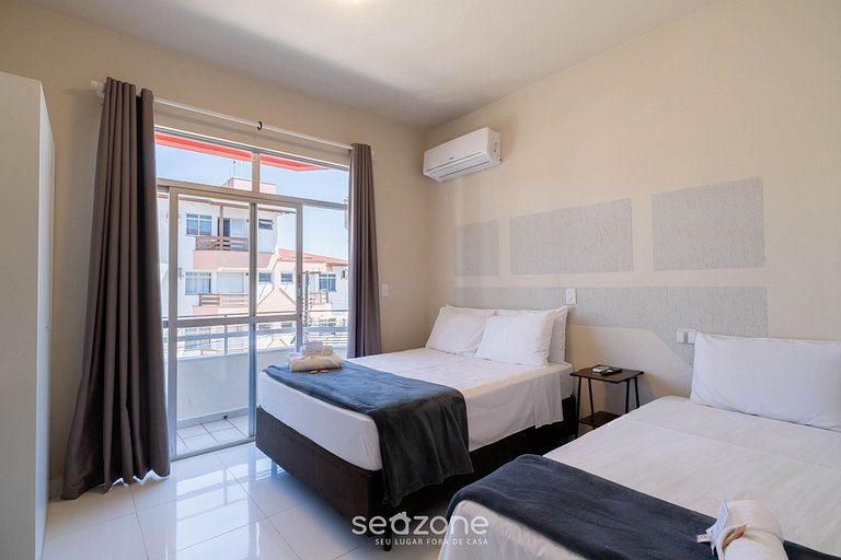 Apto 1 Quarto a 650 m da Praia FAH0205