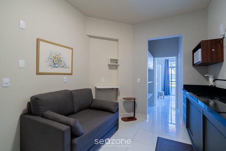 Apto 1 Quarto a 650 m da Praia FAH0205