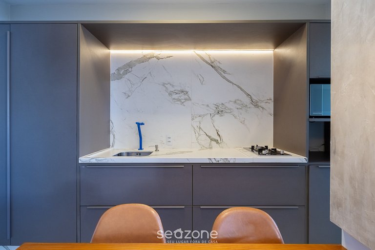 Studio c/ churrasq. a 750m da UFSC - PST1409