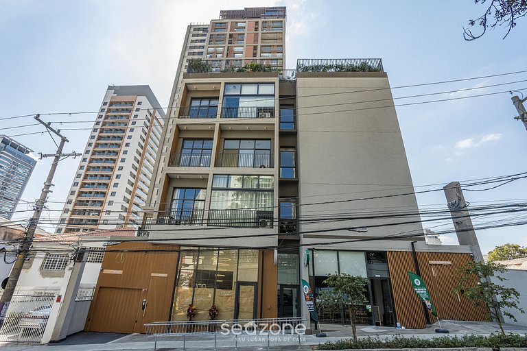 Estudios en edificio con piscina y gimnasio en Perdizes - AB