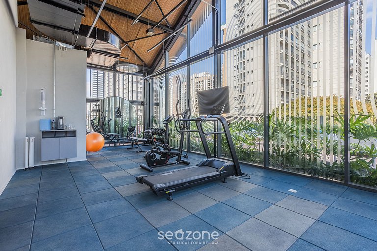 Estudios en edificio con piscina y gimnasio en Perdizes - AB