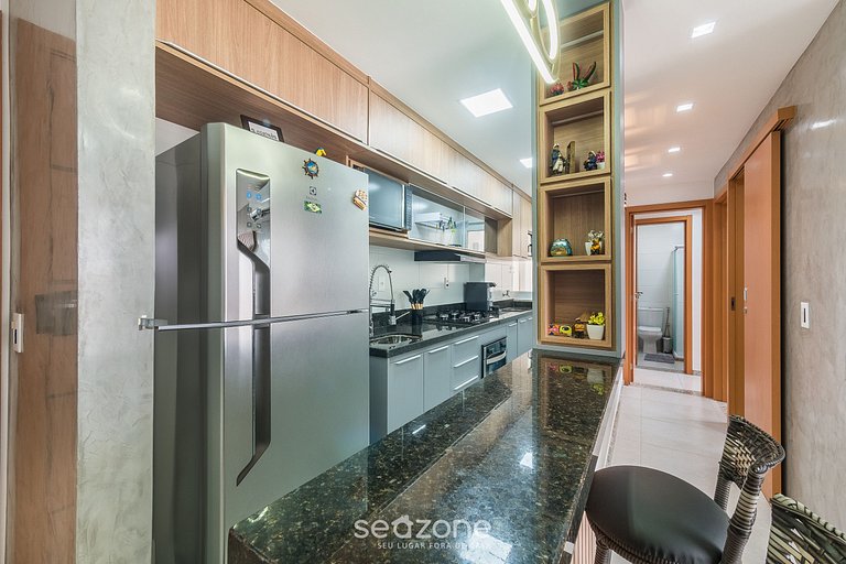 Apto em Cond. c/ Piscina e Churrasq. AGA0304