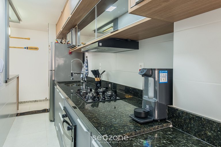 Apto em Cond. c/ Piscina e Churrasq. AGA0304