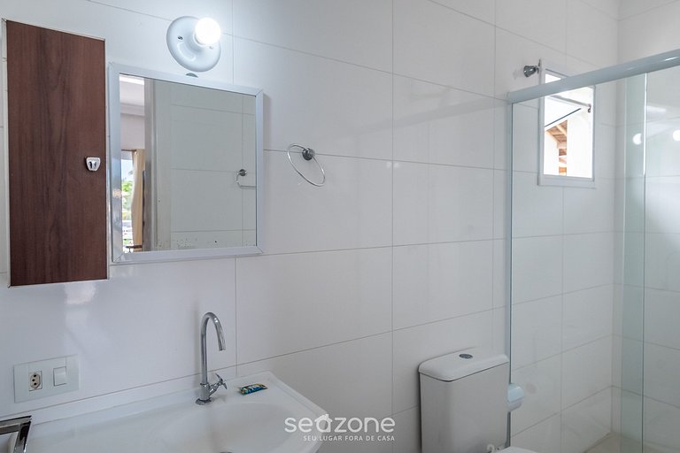 Apto con balcón a 350m del mar, Ubatuba - FUA0004