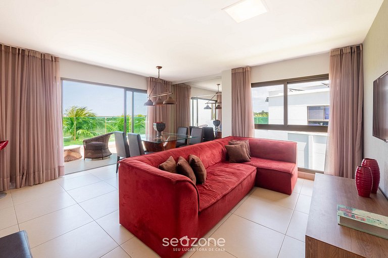 Apto c Vista para o Lago na Praia do Forte IPF0201