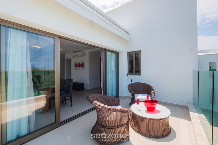 Apto con vistas al lago en Praia do Forte IPF0201