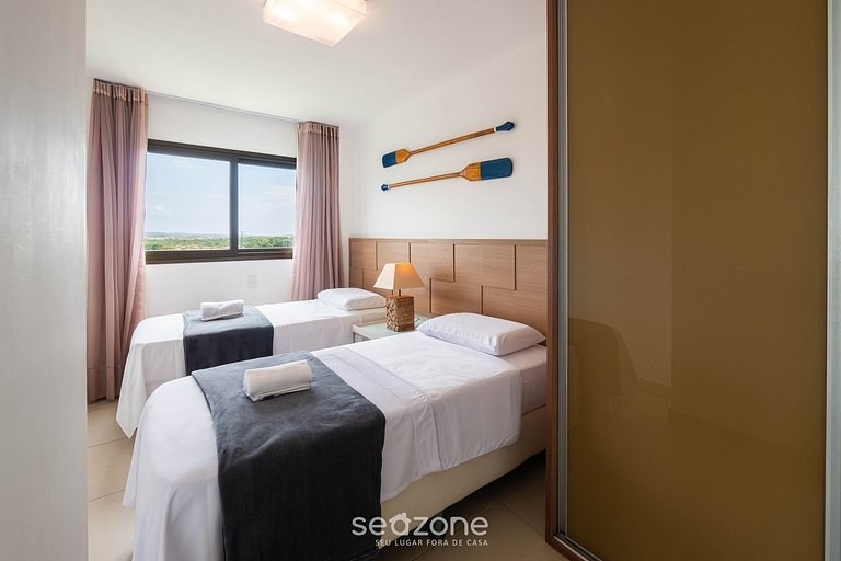 Apto con vistas al lago en Praia do Forte IPF0201