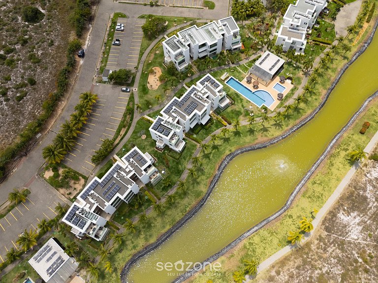 Apto con vistas al lago en Praia do Forte IPF0201