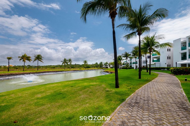 Apto con vistas al lago en Praia do Forte IPF0201