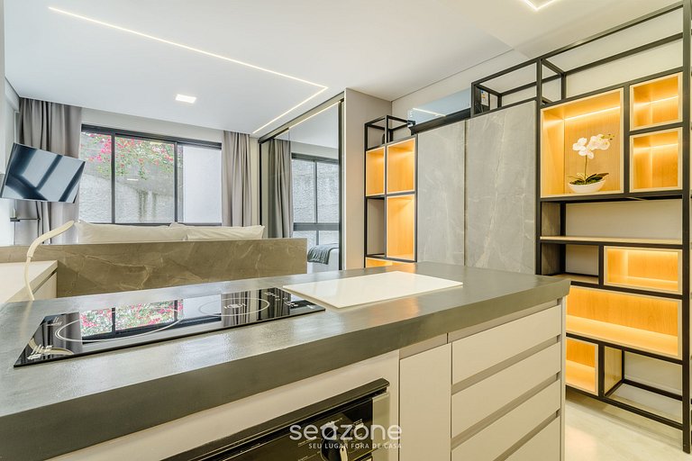 Estudio en edi. con piscina SCA0108