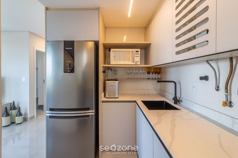 Apto moderno c/ parrilla a 100 m del mar RPO0302