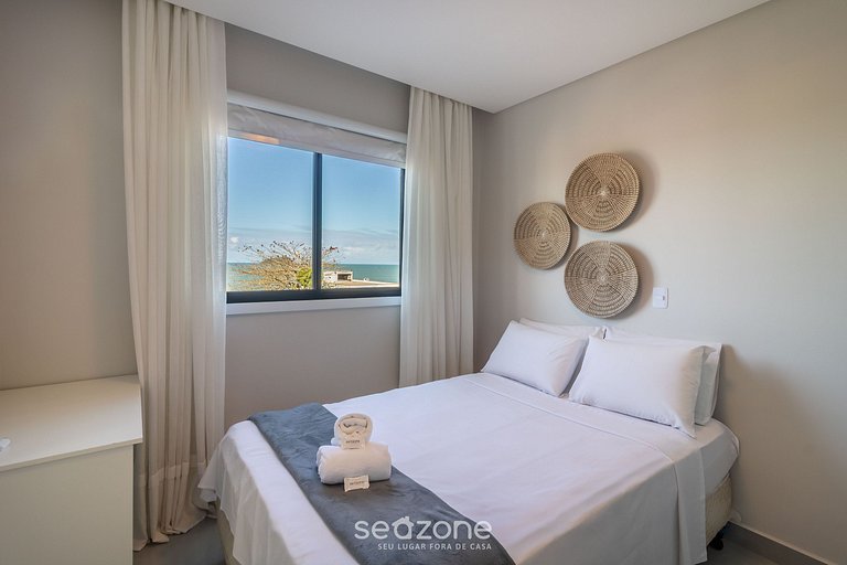 Apto moderno c/ churrasq. a 100m do Mar RPO0302