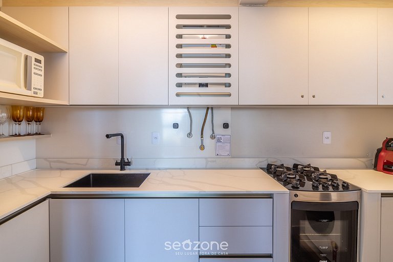 Apto moderno c/ parrilla a 100 m del mar RPO0302