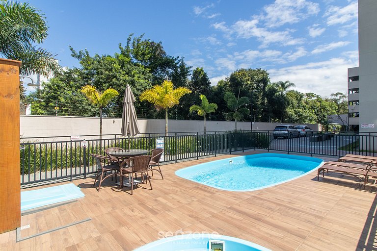 Apto 2H c/ piscina y parrilla 210m - CSI0302