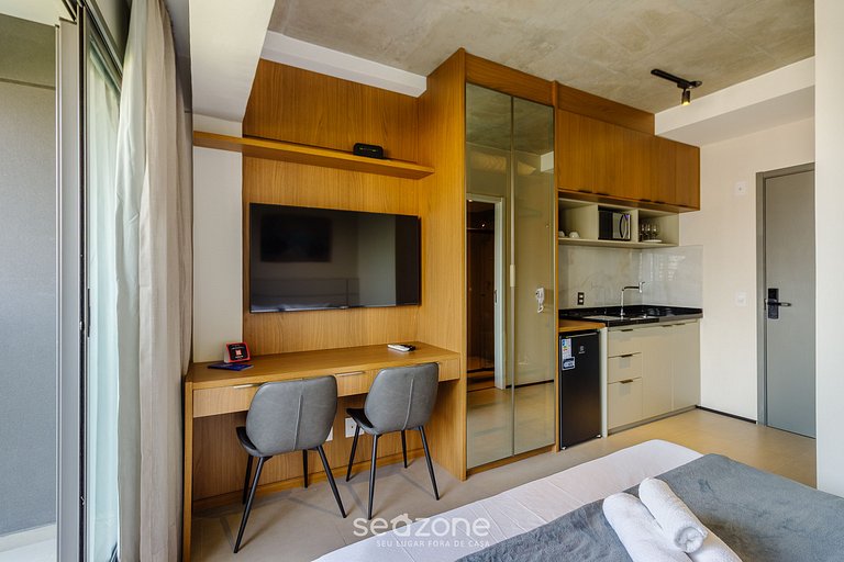 Estudio c/ balcón a pasos del Metro ONP0913