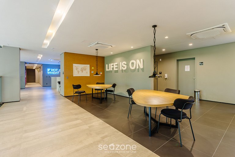 Estudio en Cond. c/ Piscina en Paraíso ONP1716