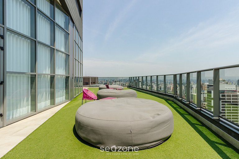 Estudio en Cond. c/ Piscina en Paraíso ONP1701