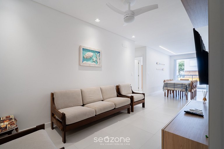 Apto. c/ balcón y parrilla a 220 m del Mar CAR0201