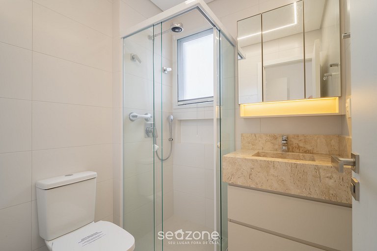 Apto. c/ balcón y parrilla a 220 m del Mar CAR0201