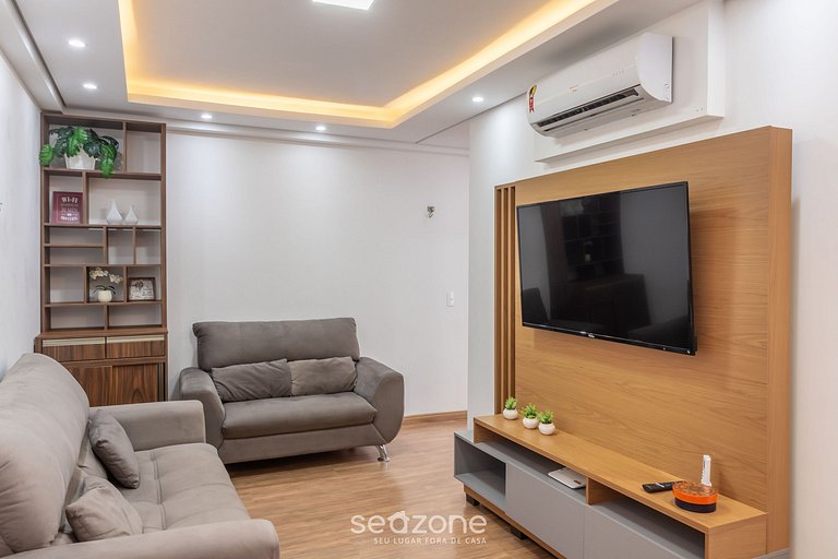 Apto Vista Mar, cond pé na areia c piscina VAC0704