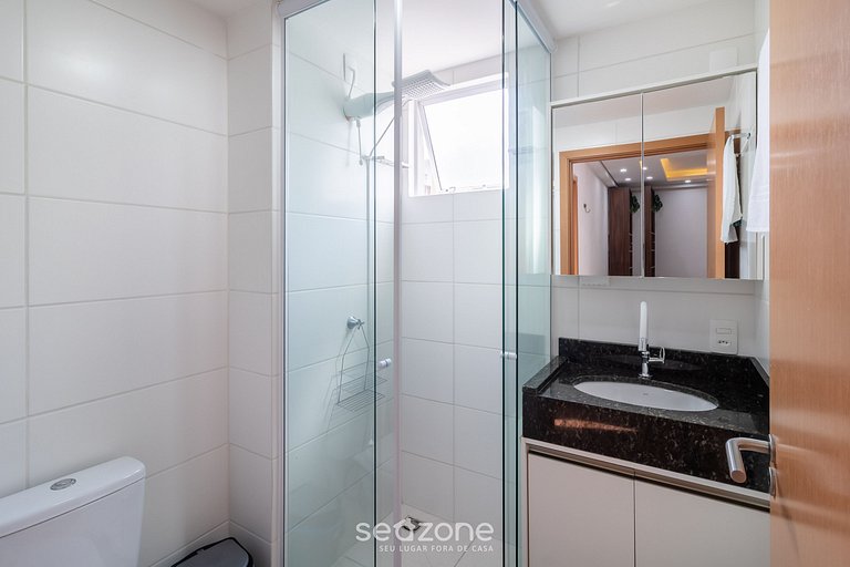 Apto Vista Mar, cond pé na areia c piscina VAC0704