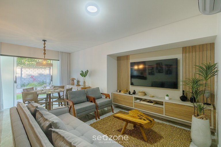 Apto em cond. c/ piscina a 350m do Mar - PRY0010