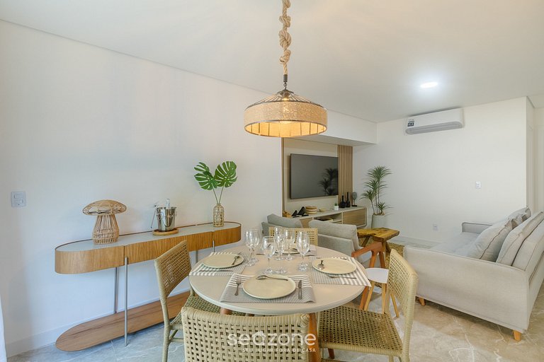 Apto em cond. c/ piscina a 350m do Mar - PRY0010