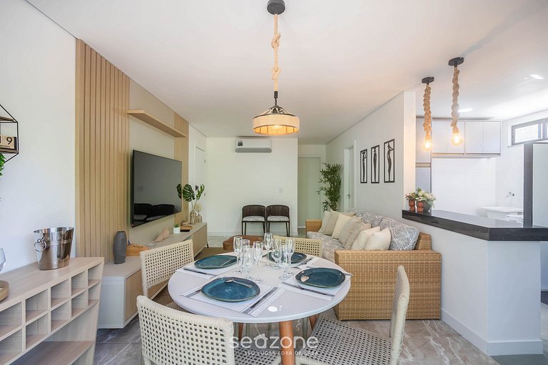 Apto a 350m do Mar em cond. c/ piscina PRY0110