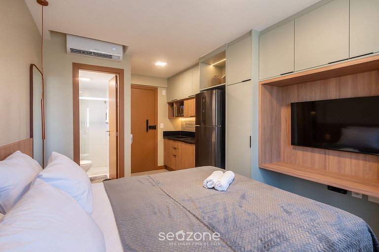 Studio a 500m del mar en cond. c/ piscina ZNB0706