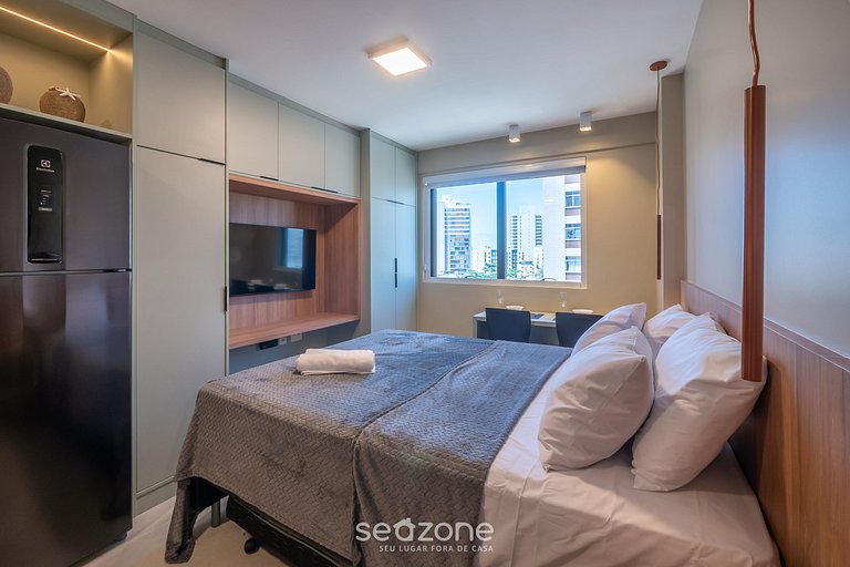 Studio a 500m del mar en cond. c/ piscina ZNB0706